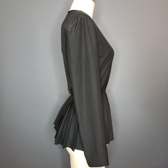 Kardashian Kollection Pleated Peplum Top - Picture 2 of 4